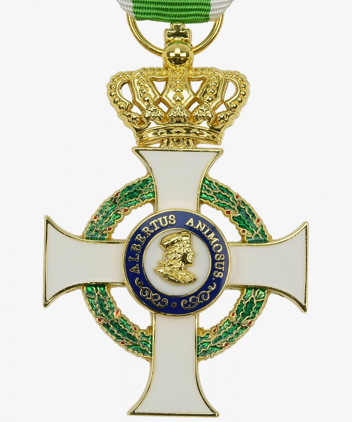 Sachsen Albrechtsorden Ritterkreuz 1.Klasse mit Krone
